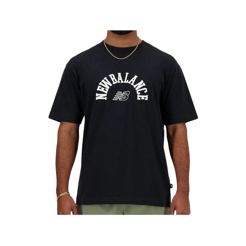 T-shirt με κοντά μανίκια New Balance T-shirt L noir