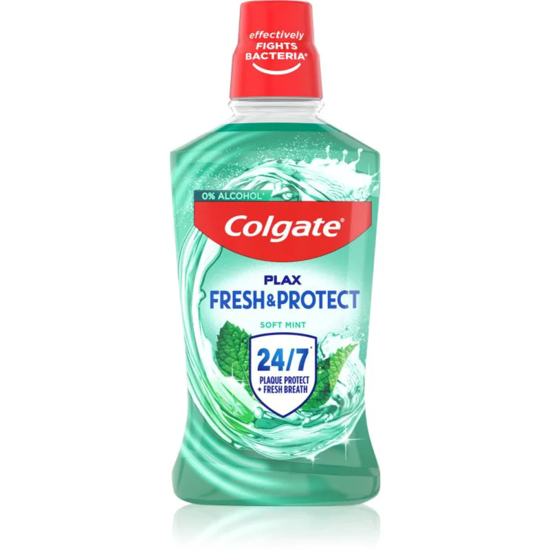 Colgate Plax Soft Mint στοματικό διάλυμα κατά της οδοντικής πλάκας 500 ml
