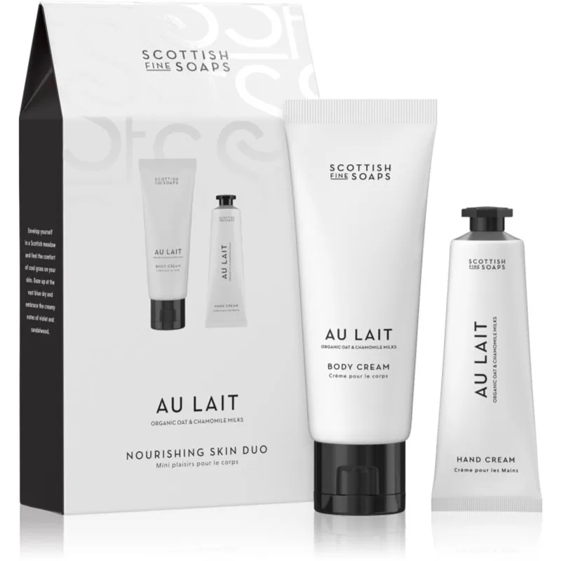Scottish Fine Soaps Au Lait σετ δώρου για τα χέρια