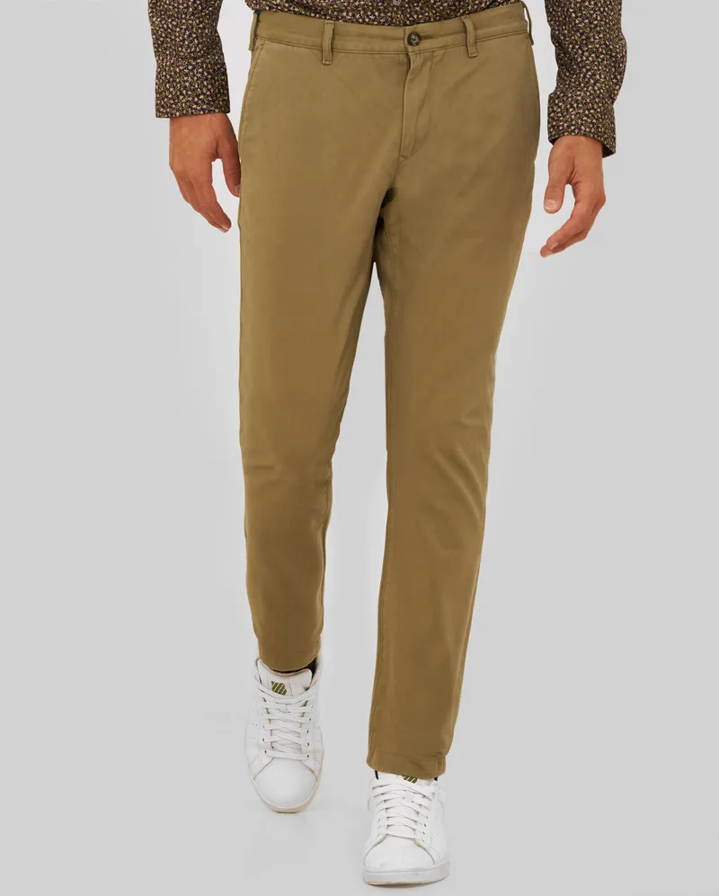 Gant Παντελόνι Chinos Μodern Fit σε Λαδί