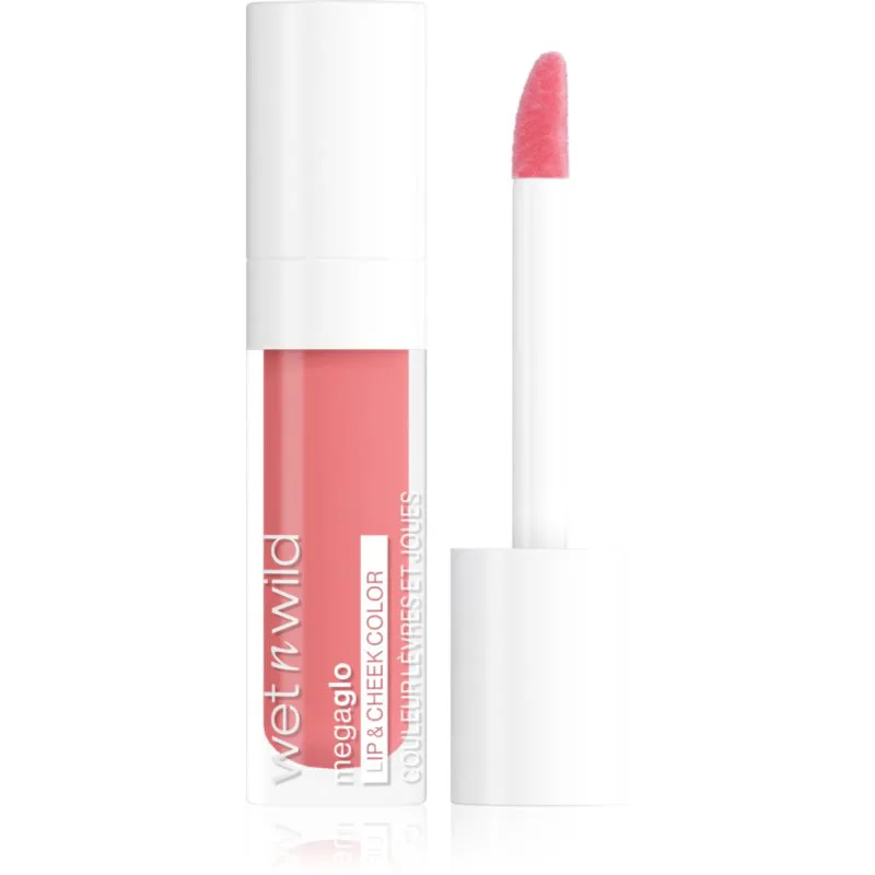 Wet n Wild MegaGlo κρεμώδες κραγιόν για χείλη και πρόσωπο απόχρωση Rosy Romance 6,5 ml