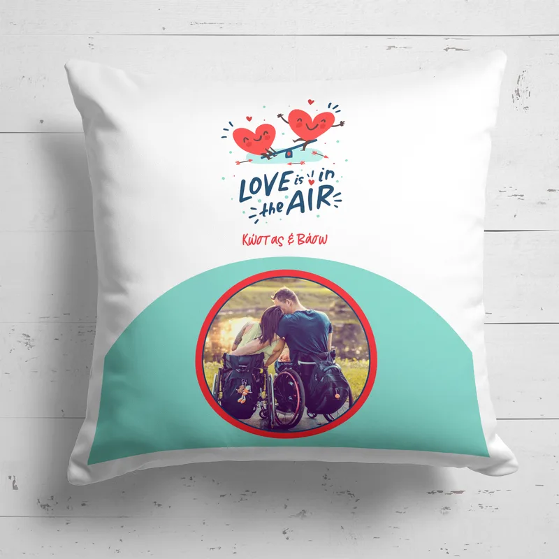 Love is in the Air - Μαξιλάρι Με Γέμιση - 25X25 - Τετράγωνο
