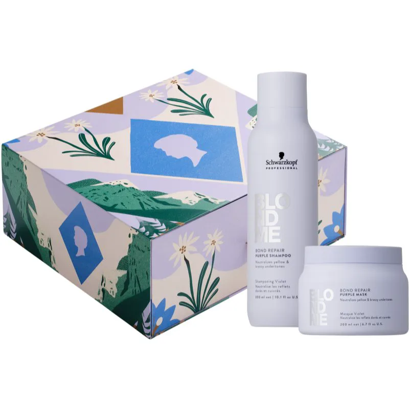 Schwarzkopf Professional Blondme Purple Gift Set σετ δώρου για ξανθά μαλλιά