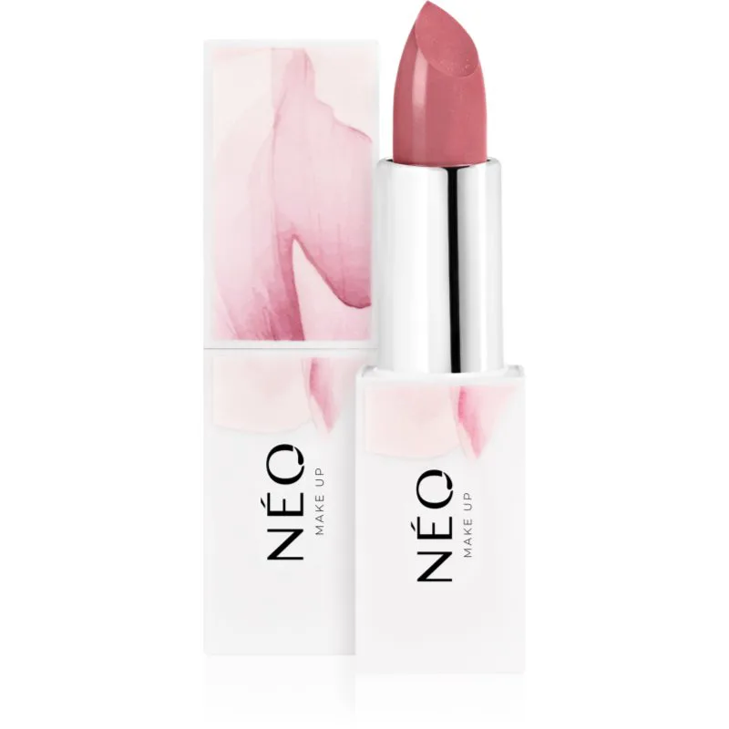 NEO MAKE UP Intense Serum Sheer Lipstick κρεμώδες ενυδατικό κραγιόν απόχρωση 02 Peony Touch 4.3 γρ
