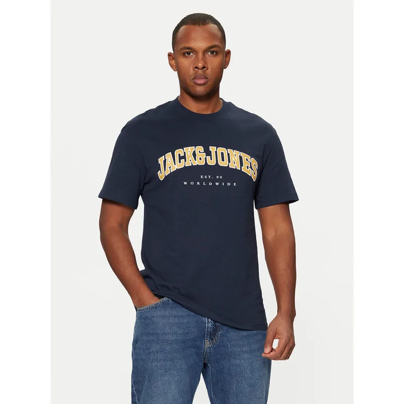 Jack & Jones T-Shirt 12257579 Σκούρο μπλε Relaxed Fit