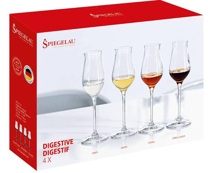 ΣΕΤ ΚΡΥΣΤΑΛΛΙΝΑ ΠΟΤΗΡΙΑ ΑΠΟΣΤΑΓΜΑΤΟΣ SPIEGELAU VINO GRANDE 135 ML (4ΤΜΧ)