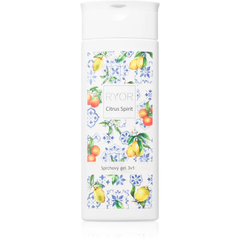 RYOR Citrus Spirit τζελ για ντους 3 σε 1 200 ml