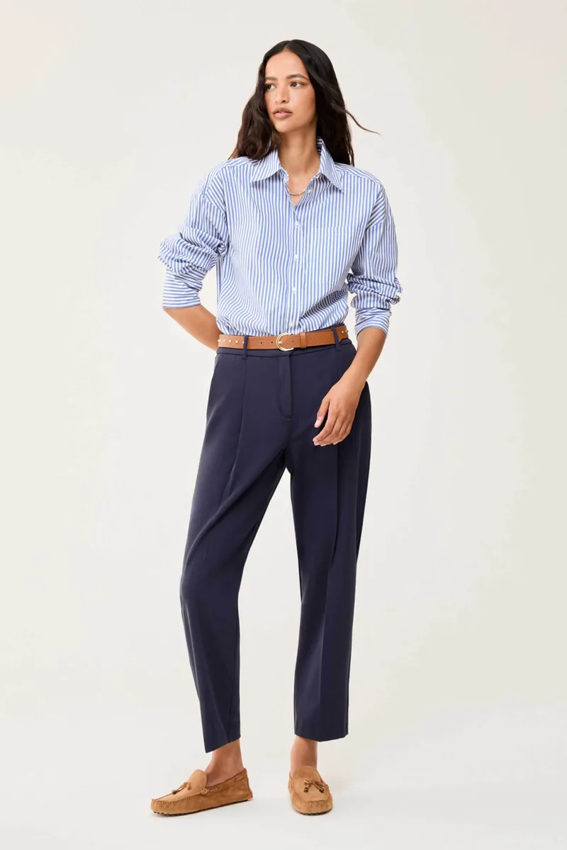 Pennyblack γυναικείο παντελόνι Skinny Fit "Pbbmadia" - 2611131133200 Μπλε Σκούρο