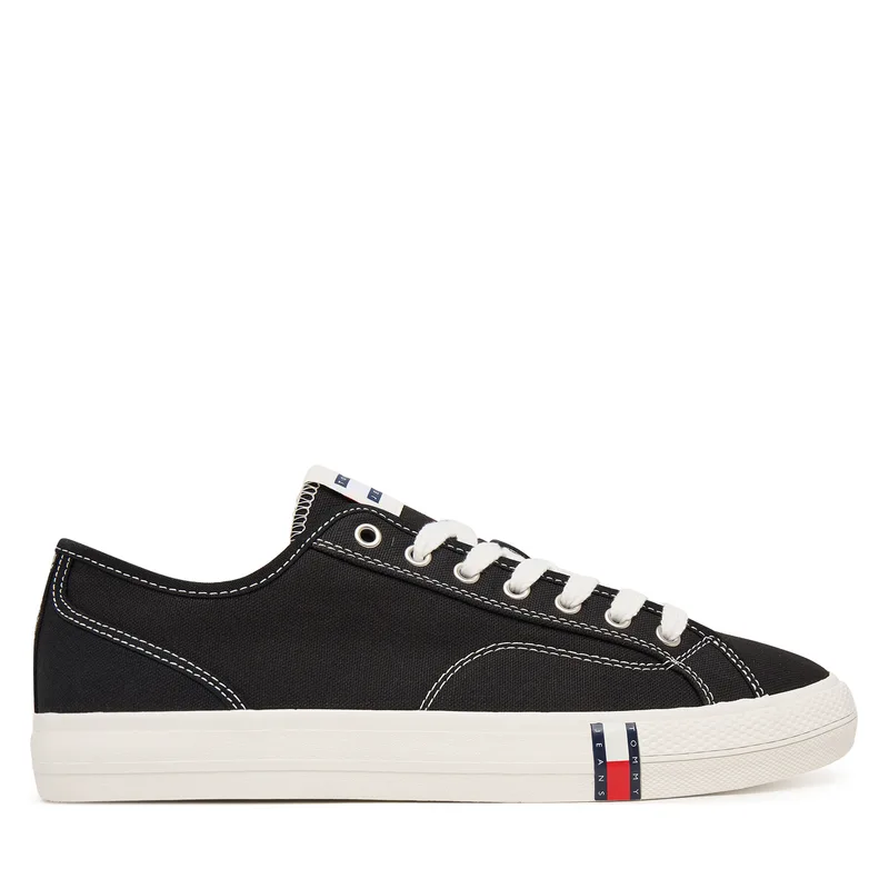 Πάνινα παπούτσια Tommy Jeans Archive Vulc Y2K EM0EM01674 Μαύρο