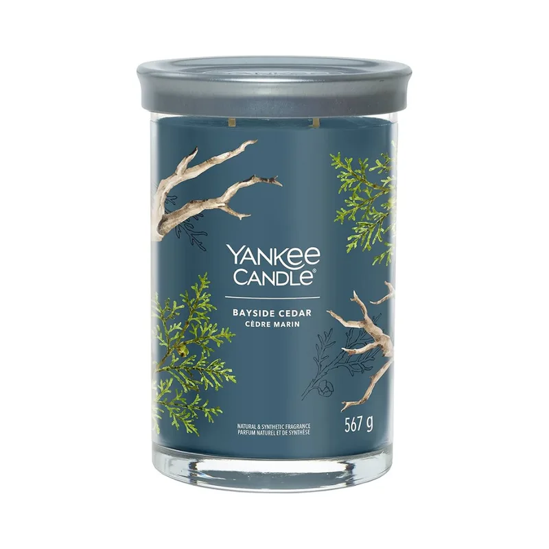 Yankee Candle Bayside Cedar Tumbler Candle Signature -567.0g