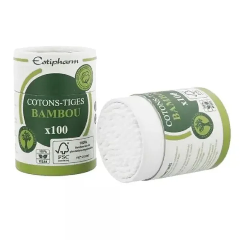 Estipharm Cotton bamboo stems x100