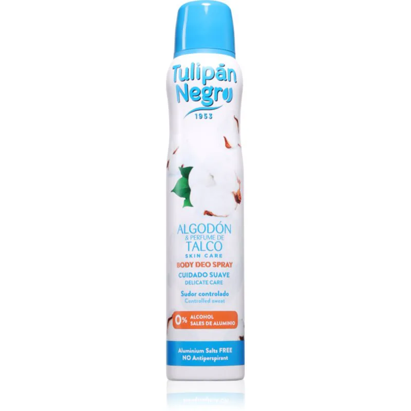 Tulipán Negro Algodon Y Talco αποσμητικό για γυναίκες 200 ml