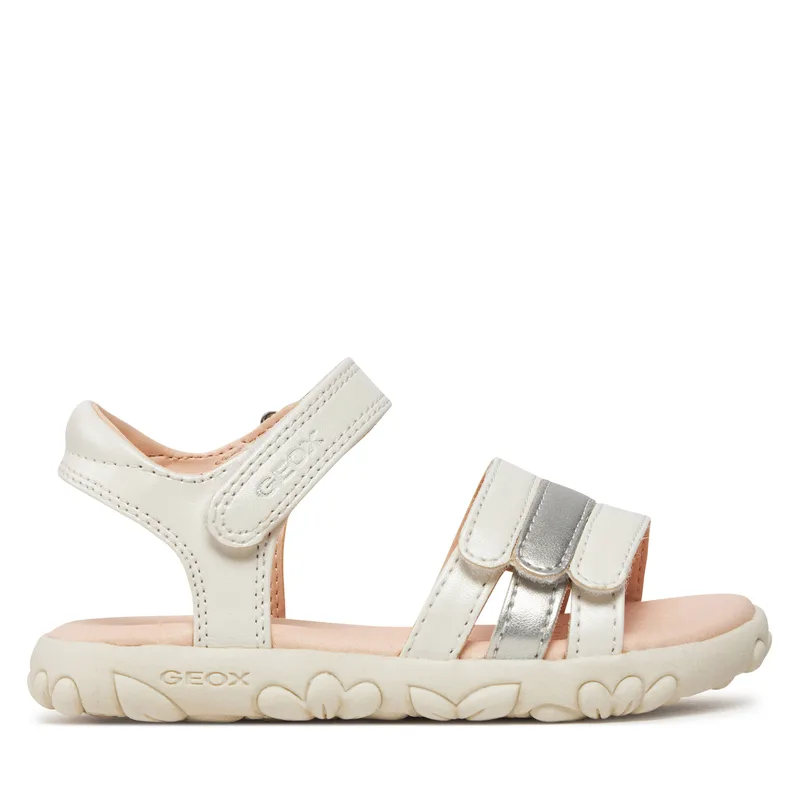 Σανδάλια Geox J Sandal Haiti Girl J458ZD 000NF C0459 M Λευκό