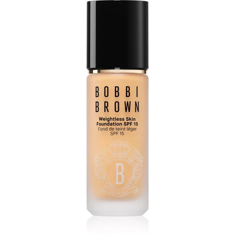 Bobbi Brown Weightless Skin Foundation SPF 15 μακράς διαρκείας μεικ απ με ενυδατικό αποτέλεσμα απόχρωση Golden Natural 30 ml