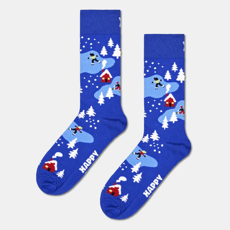 Happy Socks Winter Night Unisex Kάλτσες (9000192659_9688)