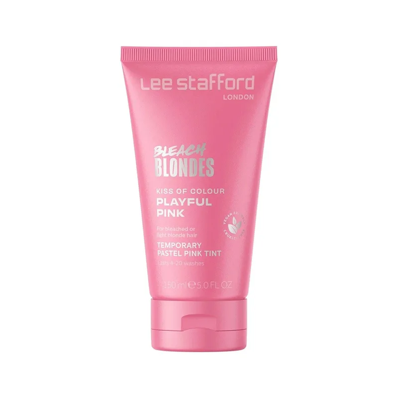 Lee Stafford Bleach Blondes Kiss of Colour Playful Ροζ Treatment (150ml)