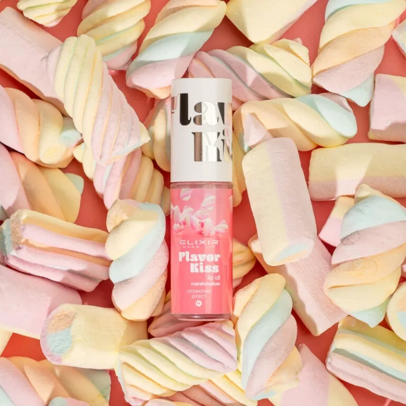 Elixir Flavor Kiss Lip Oil Marshmallow
