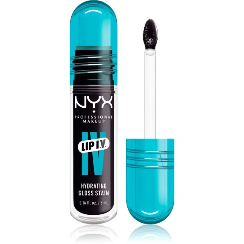 NYX Professional Makeup Lip IV λιπ γκλος μακράς διαρκείας με ενυδατικό αποτέλεσμα απόχρωση 16 - GRAPE GUSHIN 5 ml