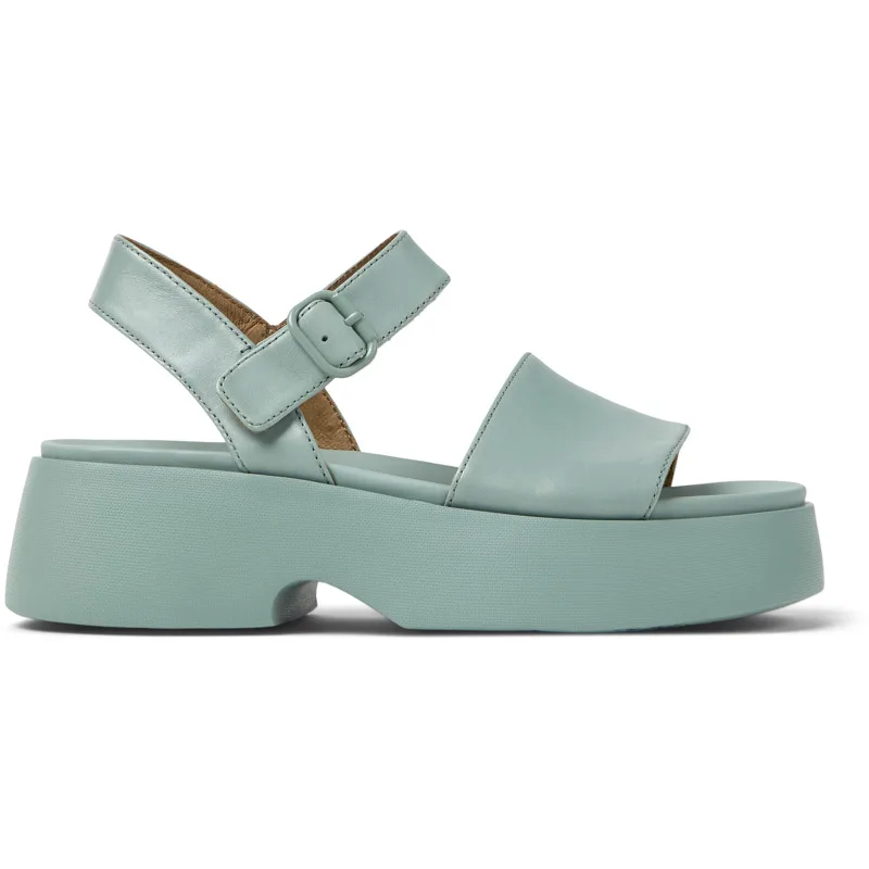 CAMPER Tasha - Πέδιλα Για Γυναικεία - Πράσινο, Μέγεθος 38, Smooth leather