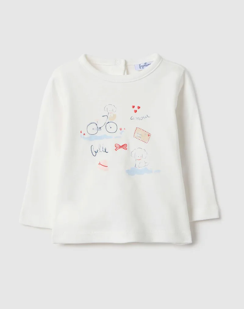 OVS T-SHIRT L/S 2556534-OFF WHITE OffWhite