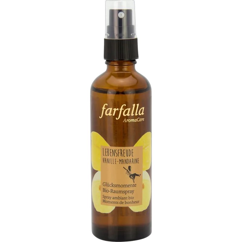 Farfalla Organic Vanilla and Mandarin Room Spray 75 ml