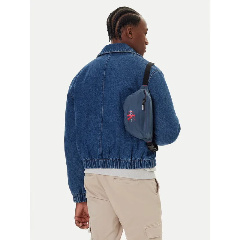 Τσαντάκι Μέσης Calvin Klein Bold Waistbag LV04D3116G Σκούρο μπλε