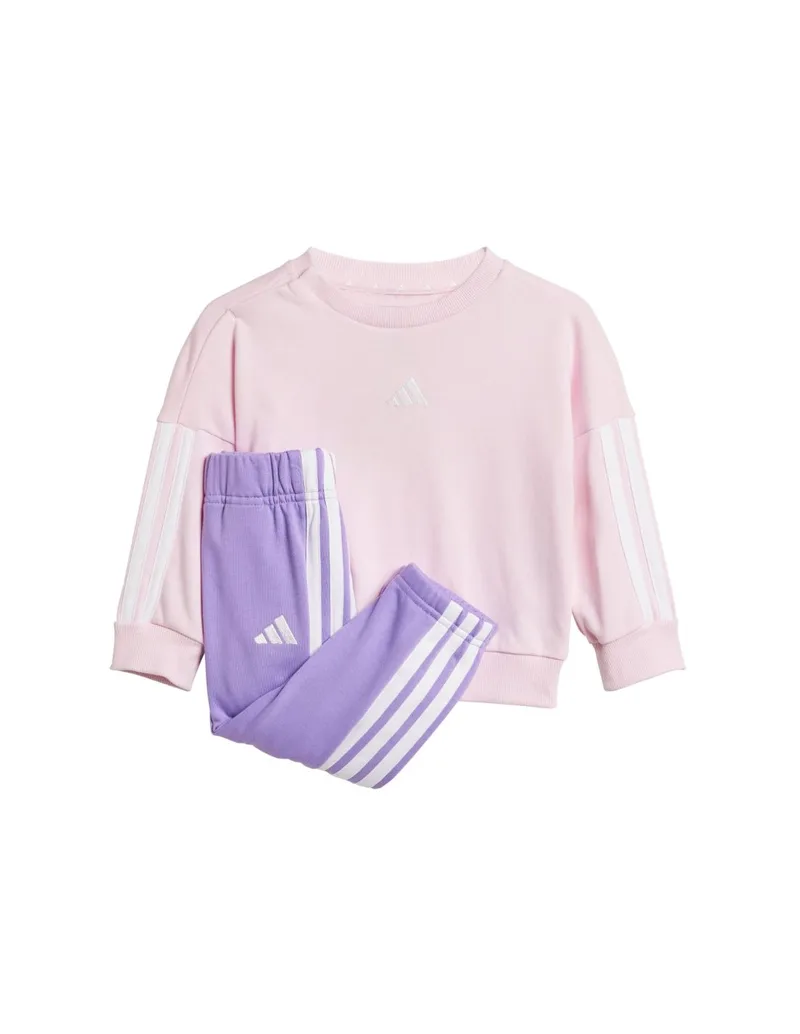 adidas Essentials Joggers Ροζ and Purple Kids Tracksuit JD6482