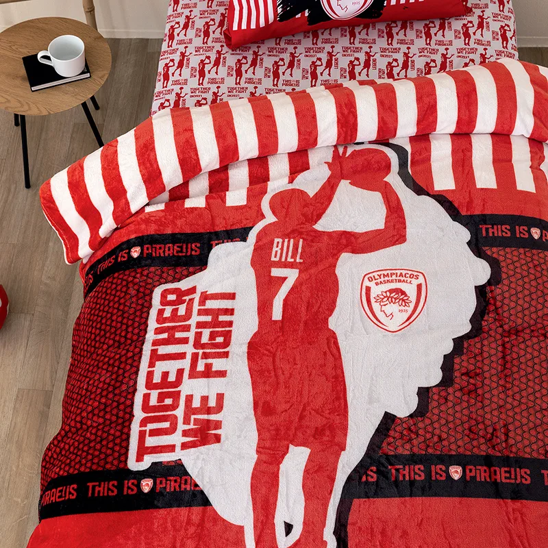Κουβέρτα Fleece Μονή 160X220 Palamaiki Olympiacos Dg (160x220)