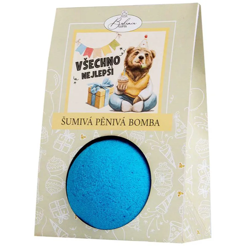 Bohemia Gifts & Cosmetics Bath Bombs Happy Birthday βόμβα μπάνιου 110 γρ