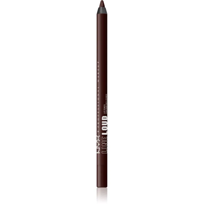 NYX Professional Makeup Line Loud Vegan μολύβι περιγράμματος για τα χείλη με ματ αποτελέσματα απόχρωση 35 - No Wine Ing 1,2 γρ