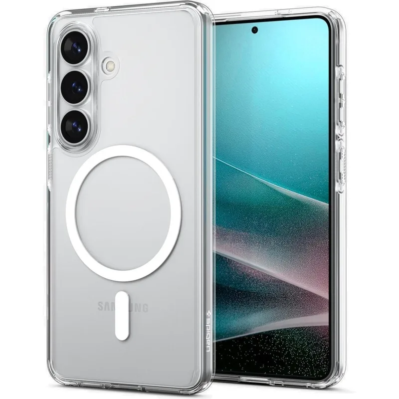 Θήκη Samsung Galaxy S26 Plus Spigen Ultra Hybrid MagFit Ανθεκτική Σκληρή με MagSafe - Clear / White (ACS10709)