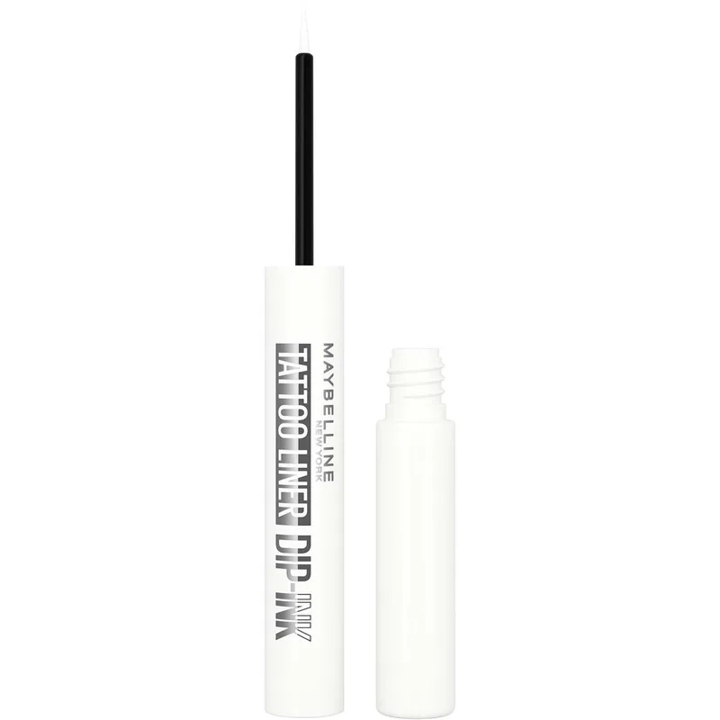 Maybelline Tattoo Liner Dip-Ink Υγρό Eyeliner Μακράς Διάρκειας, Έως & 24 Ώρες 3.5ml - White Canvas