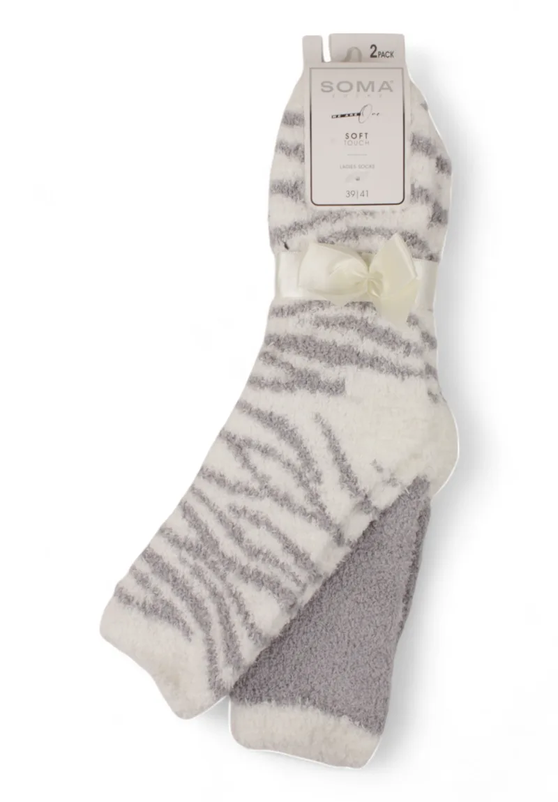 Κάλτσες γυναικείες χνουδωτές Soft Touch Soma SS6432-Γκρι
