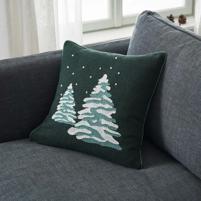 Χριστουγεννιάτικη Μαξιλαροθήκη (43x43) Gofis Home Xmas 301