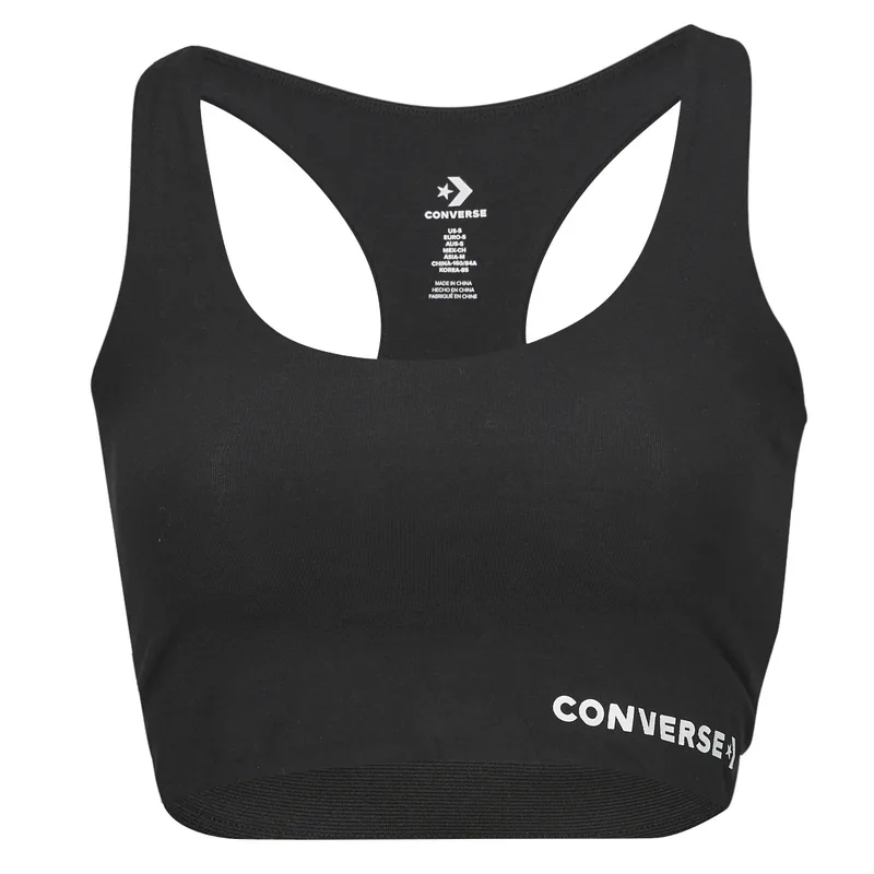 Αθλητικά μπουστάκια Converse WORDMARK BRA TOP CONVERSE BLACK