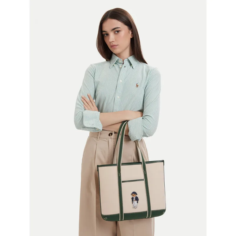 Τσάντα Polo Ralph Lauren 428P14295001 Μπεζ