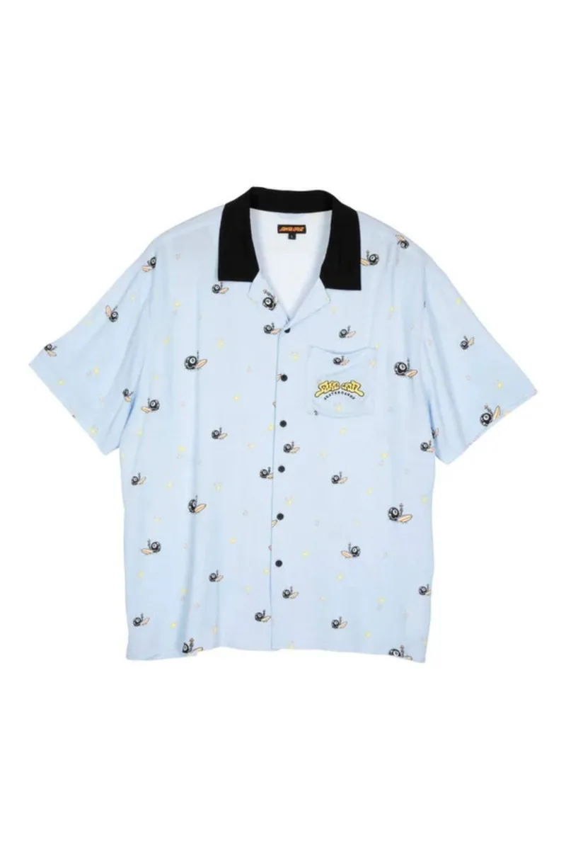 SANTA CRUZ Πουκάμισα Winkowski Surf SS Shirt - ΜΠΛΕ-SCA-SHT-0824