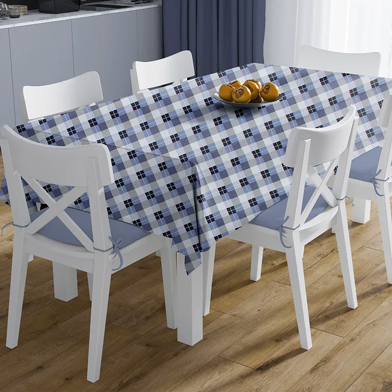 Αλέκιαστο Τραπεζομάντηλο 140X220 + Τραβέρσα Dimcol Checkered 468 (140x220)