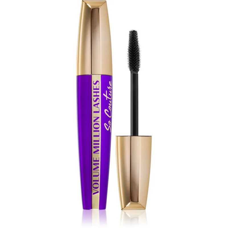 L’Oréal Paris Volume Million Lashes So Couture μάσκαρα για όγκο και περιστροφή των βλεφαρίδων απόχρωση Black 9,5 ml