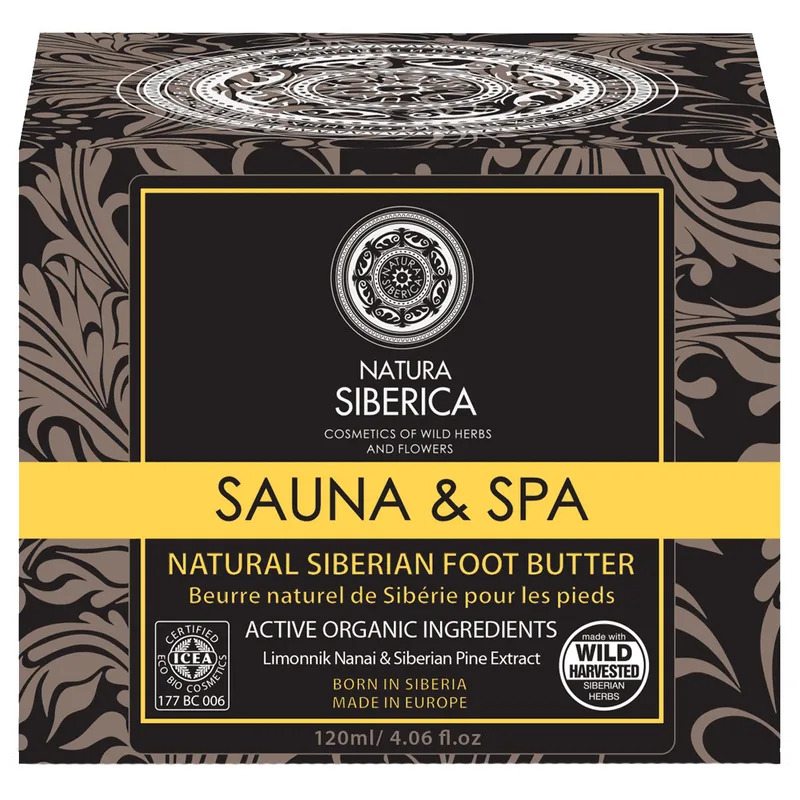 Natura Siberica Sauna & Spa Natural Siberian Foot Butter Τονωτικό Butter για τα Πόδια 120ml