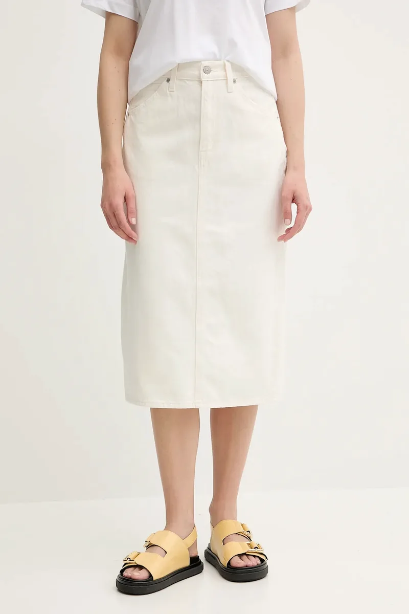 Τζιν φούστα Levi's HR BACK SLIT SKIRT