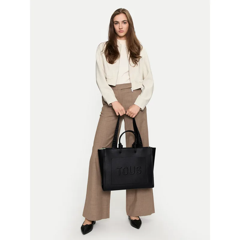 Τσάντα TOUS Shopper Xl. Amaya T La Rue New 2002025851 Μαύρο