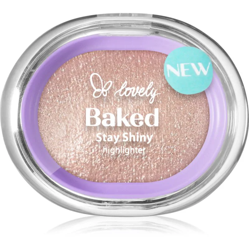 Lovely Baked Stay Shiny Highlighter ψημένο λευκαντικό απόχρωση 02 4 γρ