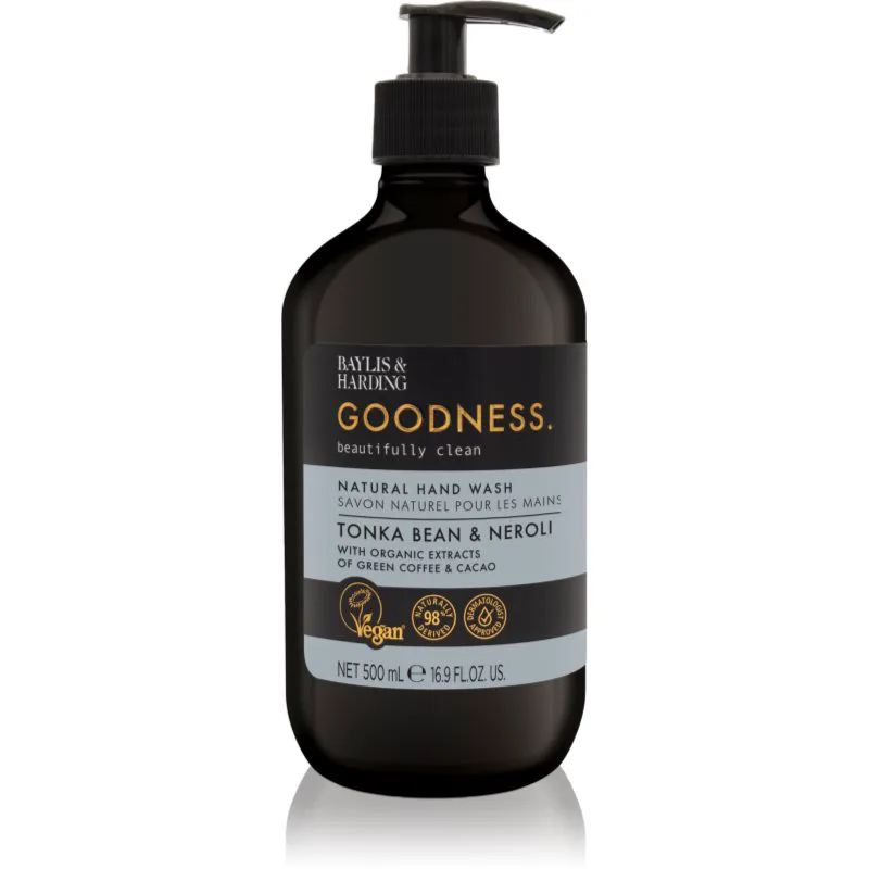 Baylis & Harding Goodness Tonka Bean & Neroli υγρό σαπούνι για τα χέρια 500 ml