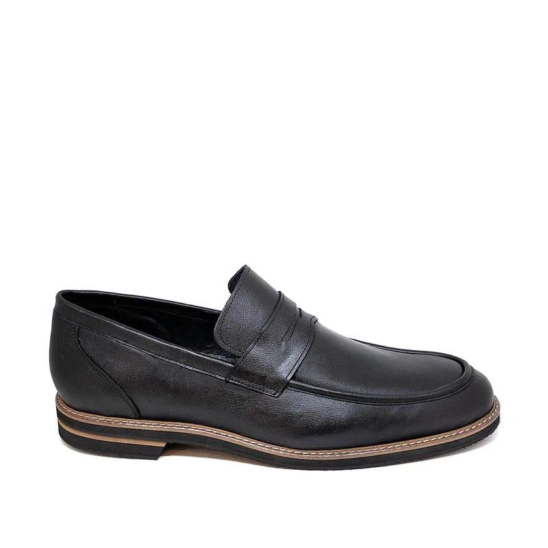 Bigshoes KL37111-01 Δερμάτινο Dress Μαύρο