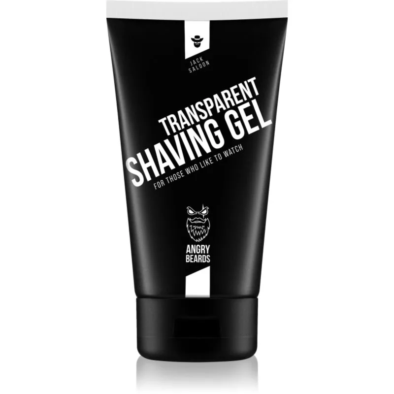 Angry Beards Jack Saloon Transparent τζελ ξυρίσματος 150 ml