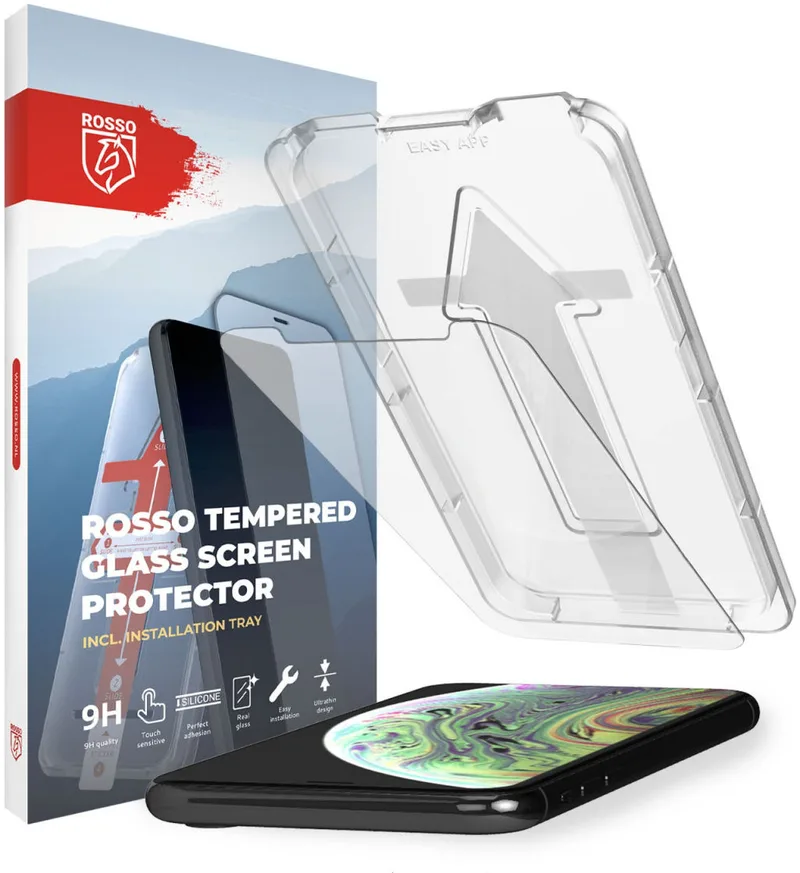 Κόκκινο Tempered Glass - Αντιχαρακτικό Προστατευτικό Γυαλί Οθόνης Apple iPhone XS Max (8719246321481)
