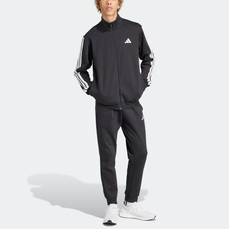 adidas Sportswear Basic 3-Stripes Fleece Men's Track Suit