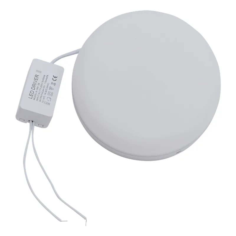 Εξωτερικό Πλαστικό LED Panel 18W Χωρίς Πλαίσιο με Ψυχρό Λευκό Φως Φ12xY4cm