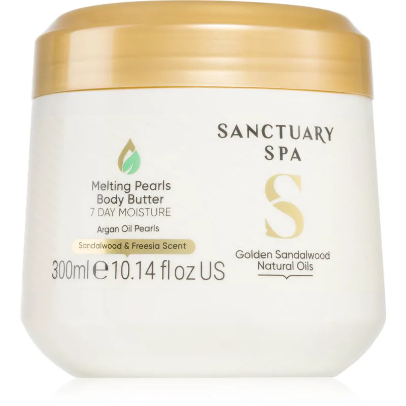 Sanctuary Spa Golden Sandalwood Εντατικό ενυδατικό βούτυρο σώματος 300 ml